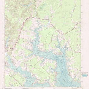 Ware Neck Map - Chesapeake Bay Chart - 1986 - Nautische Karte