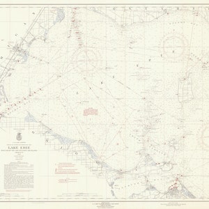 Seekarte - West End & Islands Historische Karte 1959 - Seekarte Druck