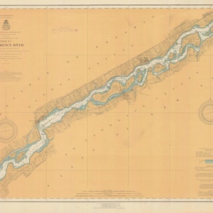 St. Lawrence River Map - Chart #2 1915 - Nautical Chart Print