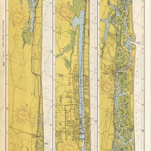 Delray Beach to Miami ICW Map - Nautical Chart Print
