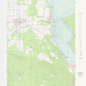 Sequim Washington Map - 1979