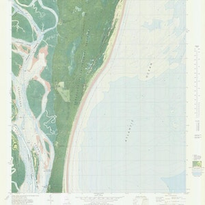 Cumberland Island Mapa (sur) - Carta histórica 1979 - Carta náutica impresa