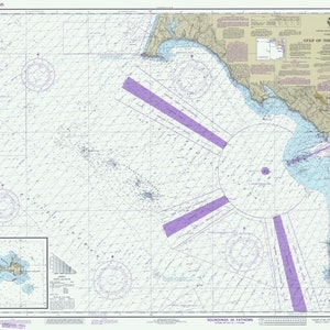Mapa Golfo de los Farallones 1990 - Carta Náutica Imprimir