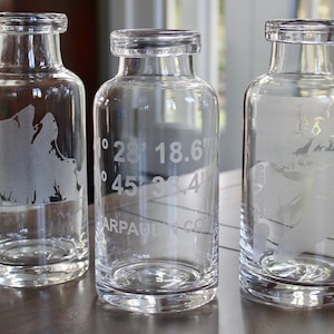 Custom Engraved Glass Carafe