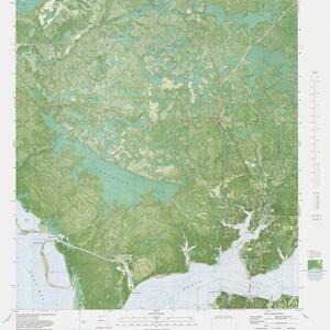 Southport Florida Kaart - 1982 - Nautical Chart Print