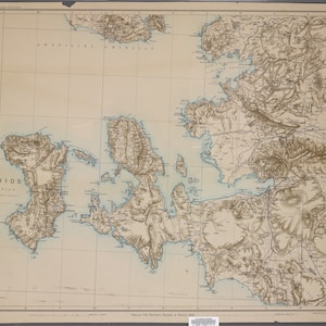 Chios Insel Karte 1860 - Türkei