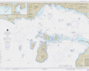 Waugoshance Point to Seul Choix Point Map - 1993 - Nautical Chart Print