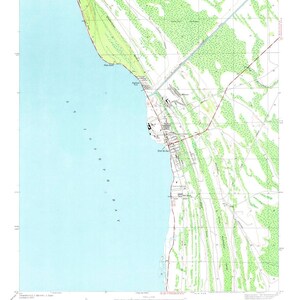 Mappa di Port St Joe 1943 - Carta nautica - Carta / Tela / Metallo