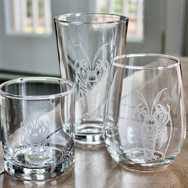 Spiny Lobster Glasses