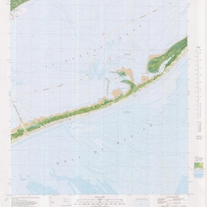 Mapa de Goose Island - 1981 - Impresión de carta náutica