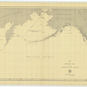 Bering Seekarte - 1892