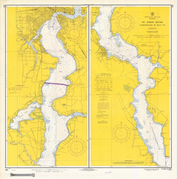 St Johns River Chart