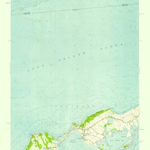Oriente - Mapa de Long Island - 1956