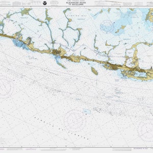 Blackwater Sound to Matecumbe Map 1994 (Florida Keys) - Carte nautique Imprimer