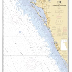 Mappa di ingresso chiave da Lemon Bay a Passage 2012 - Stampa carta nautica