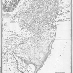 New Jersey Map 1777 - Seekarte Print