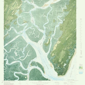 Doboy Sound Georgia Mapa 1979 - Impresión de cartas náuticas