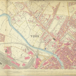York England Map 1892
