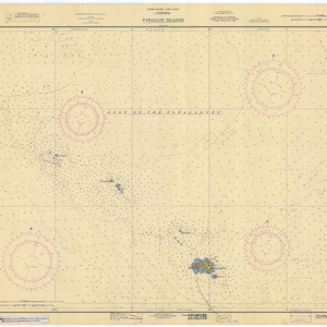 Mapa de las Islas Farallón 1957 - Carta Náutica Imprimir