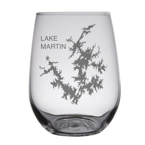 Lake Martin (AL) Brille mit Gravur