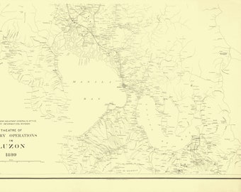 Luzon Map 1899