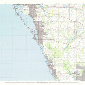 Sarasota Map 1979 - Nautical Chart Print