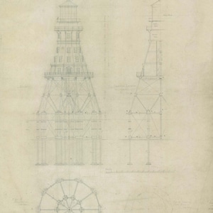 Diamond Shoal Lighthouse Design (NC) - 1894