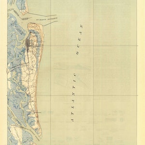 Fernandina 1919 - Impresión de Cartas Náuticas