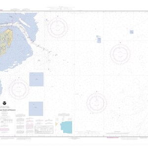 Mapa de aproximación al río Savannah - 2004 - Impresión de cartas náuticas
