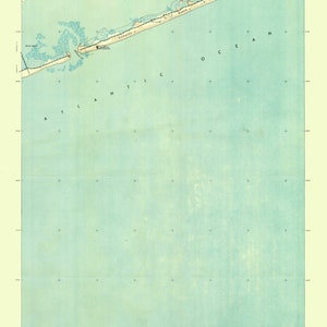 Shinnecock Bay - Mappa di Long Island - 1947