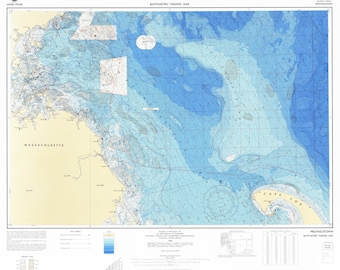 Provincetown Map 1986 - Nautical Chart Print