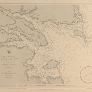 Cardigan Bay - Prince Edward Island Map - 1844