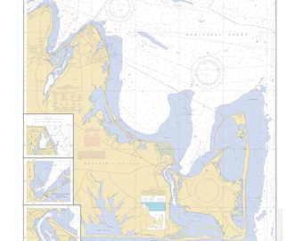 Martha's Vineyard Map - East End 2006 - Nautical Chart Print