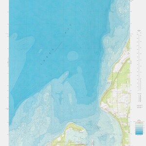 Idlewild Wisconsin Map - 1981 - Nautical Chart Print