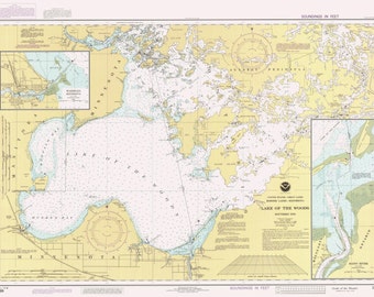 Lake of the Woods Historical Map 1990