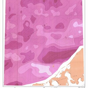 Bering Sea Gravity Karte 1711N-18G