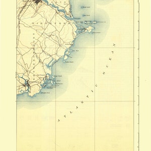 Mapa de Biddeford (ME) - 1893