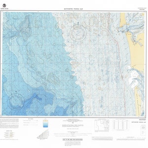 Grays Harbor e Willapa Bay Mappa 1997 - Stampa Carta Nautica