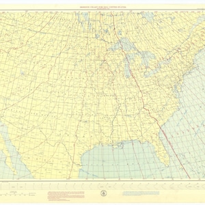 Mapa de Estados Unidos, México, América Central y las Indias Occidentales, 1942