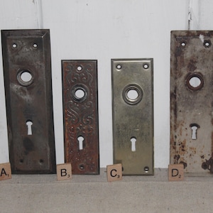 Antique Door Plate Backplates