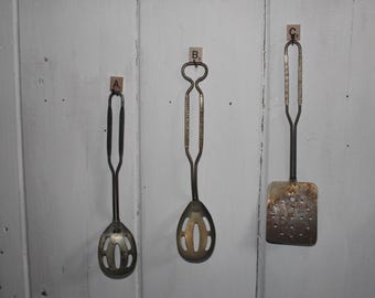 Vintage Rumford Advertising Slotted Spoon and Spatula