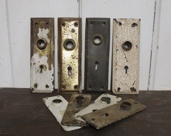 Antique Metal Door Plates Backplates