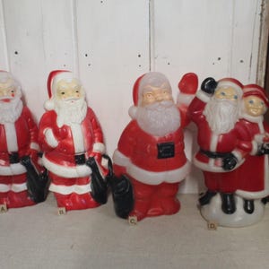 Vintage Santa Light - Etsy