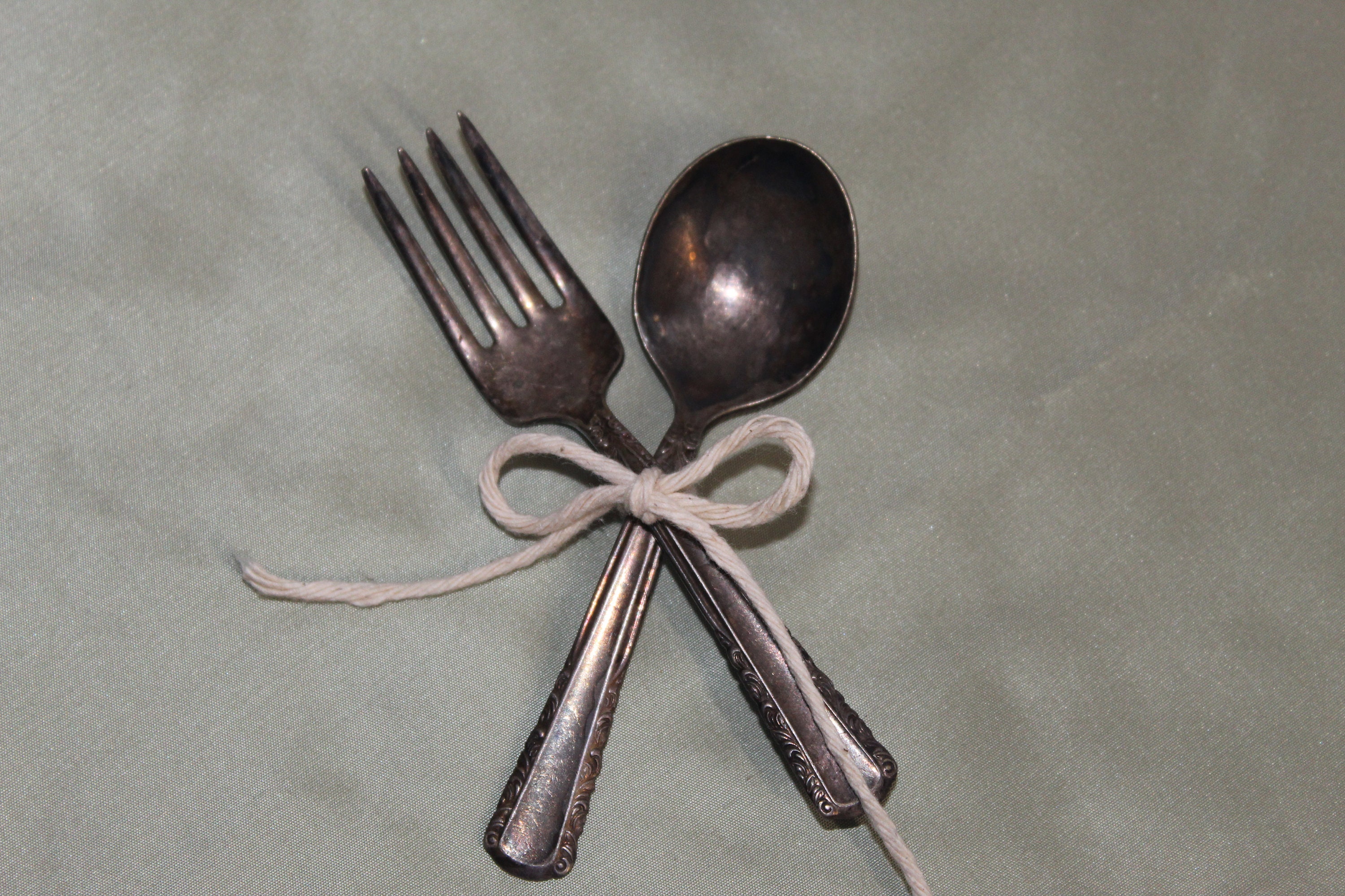 Holmes Edwards Silver Baby Spoon and Fork Set