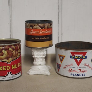 Vintage Nut Cans Lot