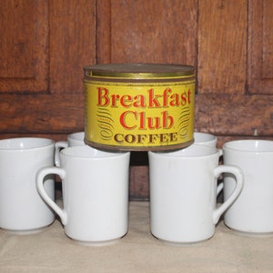 Vintage Coffee Can and Mugs