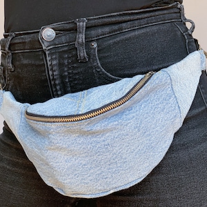 Upcycled Denim Fanny Pack