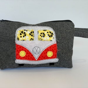 Venture Van Upcycled Wool Toiletry Bag