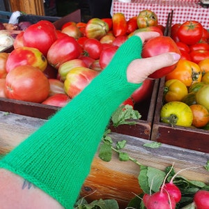 HANDSCHUHE / HANDSCHUHE MinkyCashmere Frauen alle Jahreszeit Fäustlinge Handgestrickte Schwarz Grau Weiß & .. Einzigartige Handschuhe 19/ green green