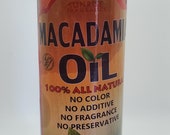 Macadamia Nut Oil - 8oz Bottle